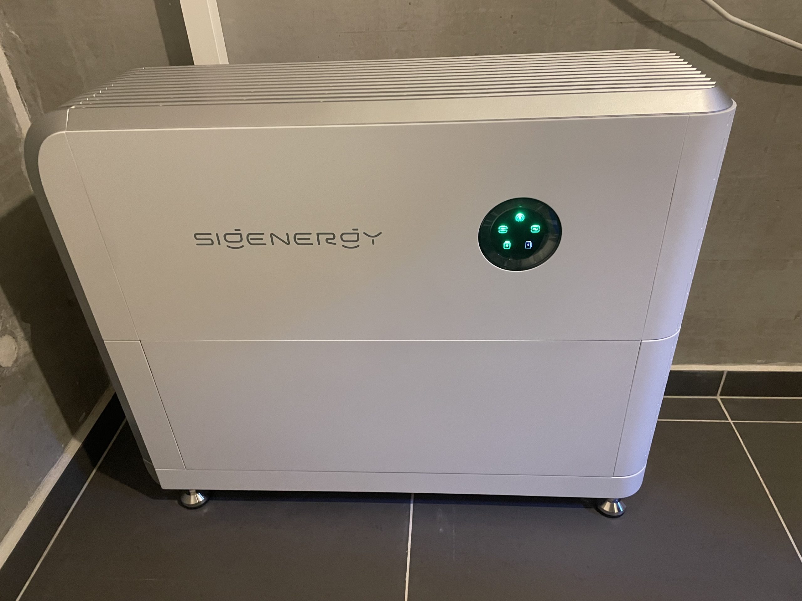 Installierter Batteriespeicher